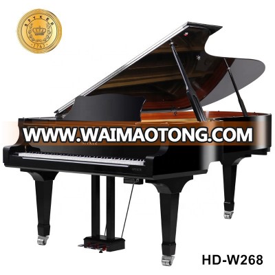 Spyker piano 88 key grand piano for  black polish biggest size HD-W268