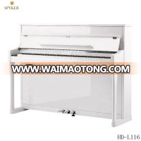 SPYKER High Quality white Polish Upright Digital Piano HD-L116