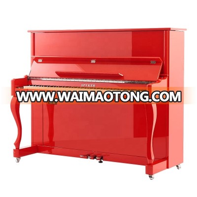 SPYKER Top Quality Red Polish Upright Digital Piano