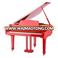 HD-W136 Digital Grand Piano Stereo 4-Foot 88 Tri-sensor Graded Hammer Action Red Polish