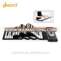 High quality portable piano keyboard 88 keys ,Portable Digital MIDI Roll-up Soft Electronic Piano Keyboard