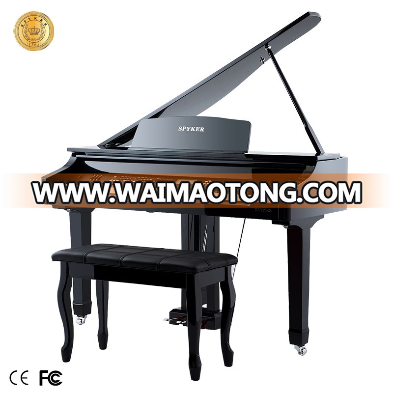 Electric Digital Grand Piano Factory 88 keys Touch Keyboard MIDI Black Polish HUANGMA HD-W086 Musical Instrument roland keyboard